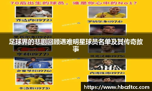 足球界的悲剧回顾遇难明星球员名单及其传奇故事